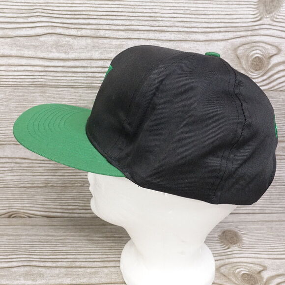 VINTAGE KOOL CIGARETTES PROMO BLACK GREEN SNAPBACK BASEBALL HAT CAP - Picture 3 of 8